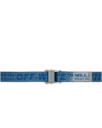 Off-White Blue Gradient Industrial Belt