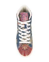 adidas Floral Jacquard Hi Top Sneakers