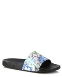 Gucci Pursuit Blooms Print Sandals