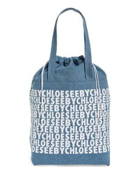 See by Chloe Logo Canvas Tote