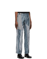 Off-White Grey And Blue Technical Climbers Trousers