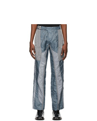 Off-White Grey And Blue Technical Climbers Trousers