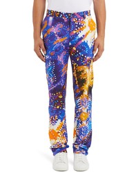 Dolce & Gabbana Luminarie Stretch Cotton Pants In Blue At Nordstrom