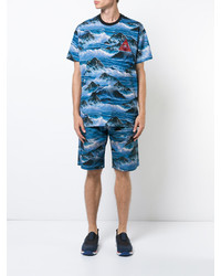 Givenchy Waves Print Bermuda Shorts