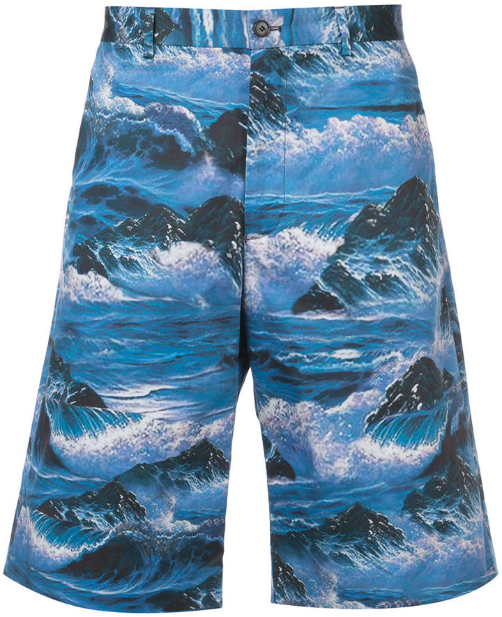 givenchy blue shorts