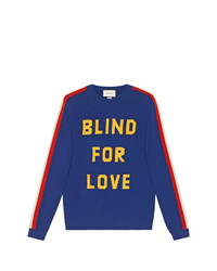 Gucci Blind For Love And Tiger Wool Sweater