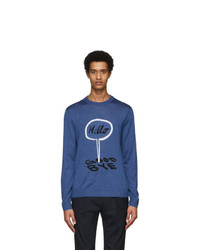 Paul Smith and Christoph Niemann Blue Hello Sweater