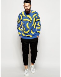 Asos Brand Sweater With Bananas Design