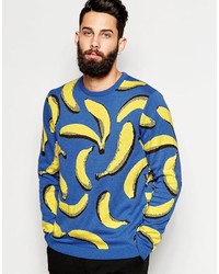 Asos Brand Sweater With Bananas Design