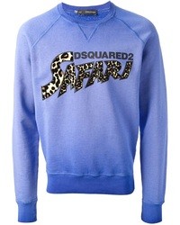 DSquared 2 Safari Logo Print Sweatshirt