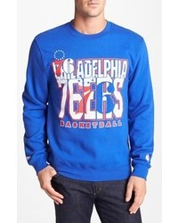 Mitchell & Ness Philadelphia 76ers Sweatshirt Blue Large