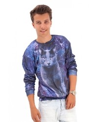 Carnet de Mode Sweater Kitty Blue