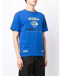 AAPE BY A BATHING APE Aape By A Bathing Ape Aape Team Logo Print T Shirt