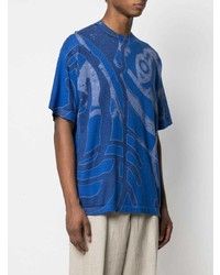 Kenzo Abstract Print Cotton T Shirt