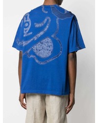 Kenzo Abstract Print Cotton T Shirt