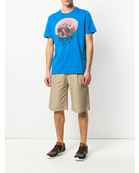 Ps By Paul Smith Abstract Skull Print T Shirt