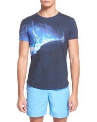 Orlebar Brown Alex Maclain Beach Print T Shirt