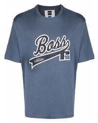 BOSS Athletic Logo Print Crewneck T Shirt