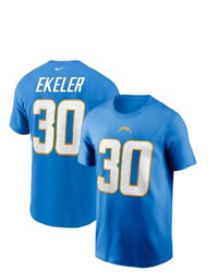 Nike Austin Ekeler Powder Blue Los Angeles Chargers Player Name Number T Shirt At Nordstrom