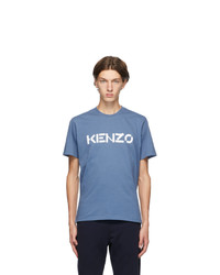 Kenzo Blue Classic Logo T Shirt
