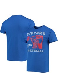 Junk Food Blue Detroit Pistons Slam Dunk T Shirt