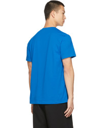 Moschino Blue Mixed Teddy Bear T Shirt