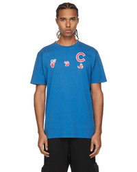 Off-White Blue Mlb Edition Chicago Cubs T Shirt