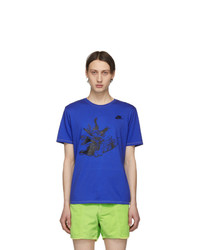 ERL Blue Nike Edition Witch T Shirt