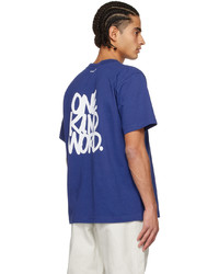 Sacai Blue One Kind Word T Shirt