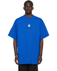 Balenciaga Blue Pdf T Shirt