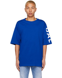 Balmain Blue Printed T Shirt