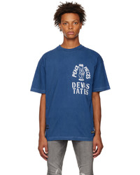 DEVÁ STATES Blue Printed T Shirt