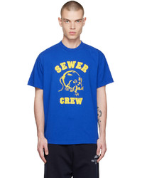 Stray Rats Blue Sewer Crew T Shirt