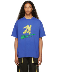 Brain Dead Blue Them Skates Edition Blaster T Shirt