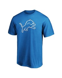 FANATICS Branded Blue Detroit Lions Primary Logo Team T Shirt