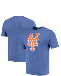 FANATICS Branded Royal New York Mets Weathered Official Logo Tri Blend T Shirt
