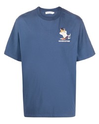 MAISON KITSUNÉ Chest Logo Print Detail T Shirt