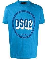 DSQUARED2 Circle Logo Print T Shirt