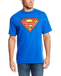 Dc Comics Superman Classic Logo Royal Blue T Shirt
