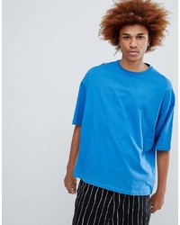 Asos Design Oversized T Shirt With Lips Back Print