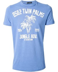 DSQUARED2 Twin Palms Print T Shirt