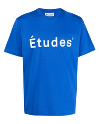 Études Etudes Logo Print Cotton T Shirt