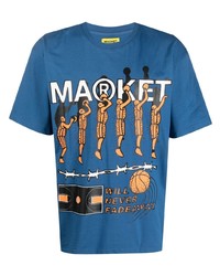 MARKET Graphic Print Cotton T Shirt