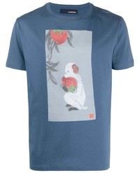 Lardini Graphic Print Short Sleeve T Shirt
