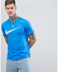 Nike Hangtag Swoosh T Shirt In Blue 707456 403