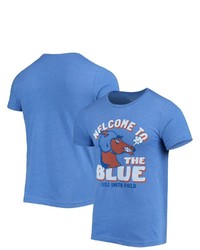 HOMEFIELD Heathered Royal Boise State Broncos Welcome To The Blue Vintage T Shirt