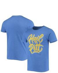 HOMEFIELD Heathered Royal Pitt Panthers Vintage Heathered Royalhail To Pitt T Shirt
