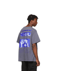 Off-White Indigo And Blue Hardcore Caravaggio T Shirt