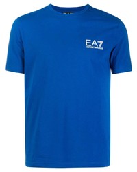 Ea7 Emporio Armani Italia Flag Print Short Sleeved T Shirt