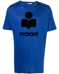Isabel Marant Karman Flocked Logo T Shirt
